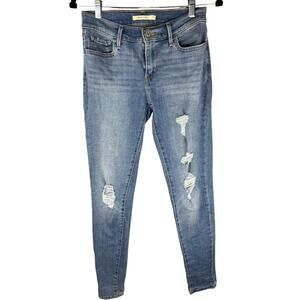 Levi’s 710 super skinny Jean medium wash sz 28